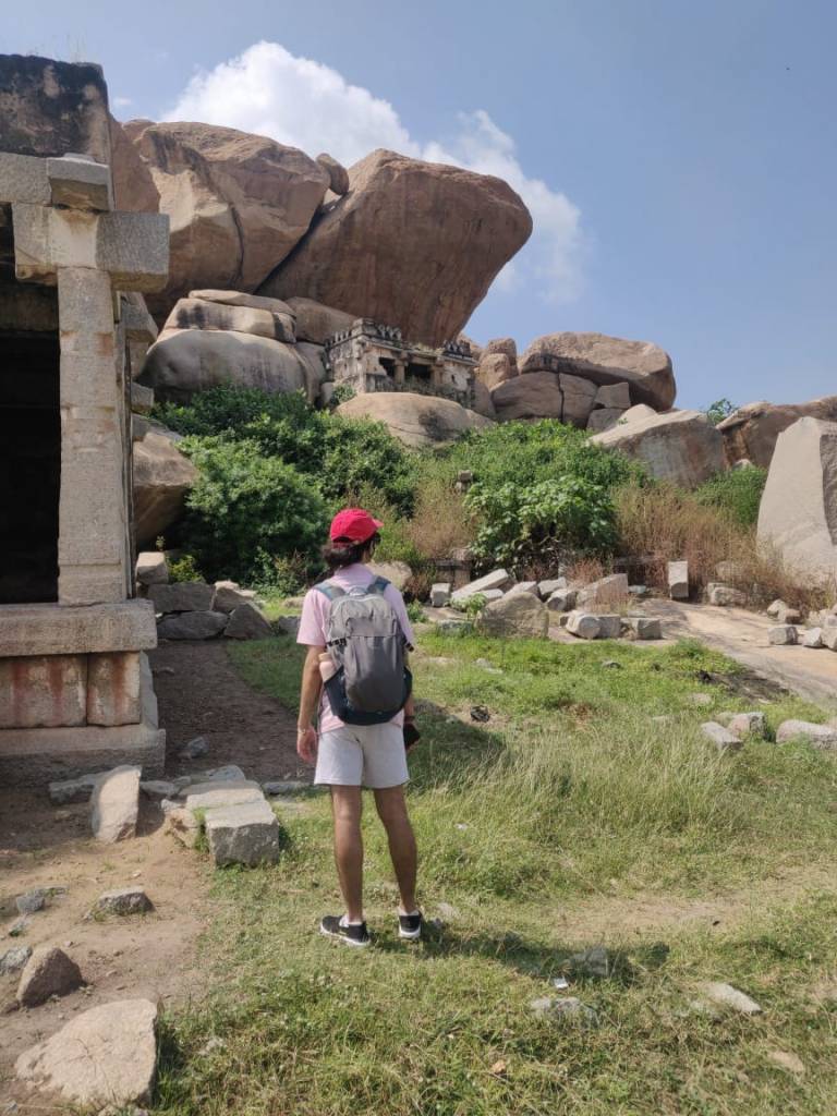 Tourist in Hampi India